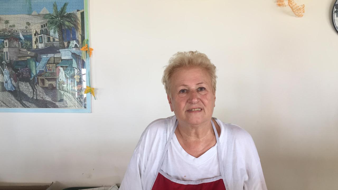 La titolare del ristorante, Maria Viviani