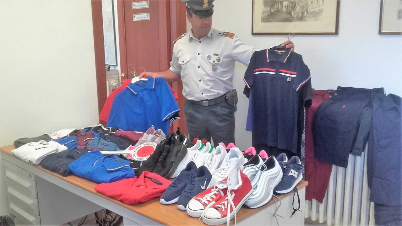 La merce sequestrata