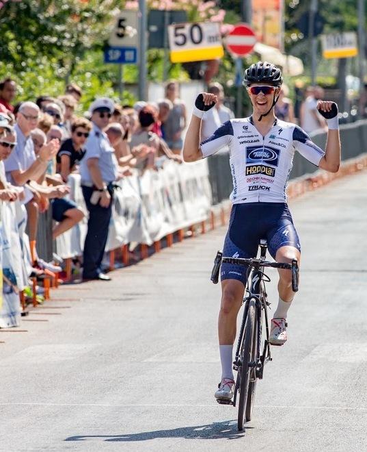 Giacomo Garavaglia sul tragaurdo della Coppa Burci