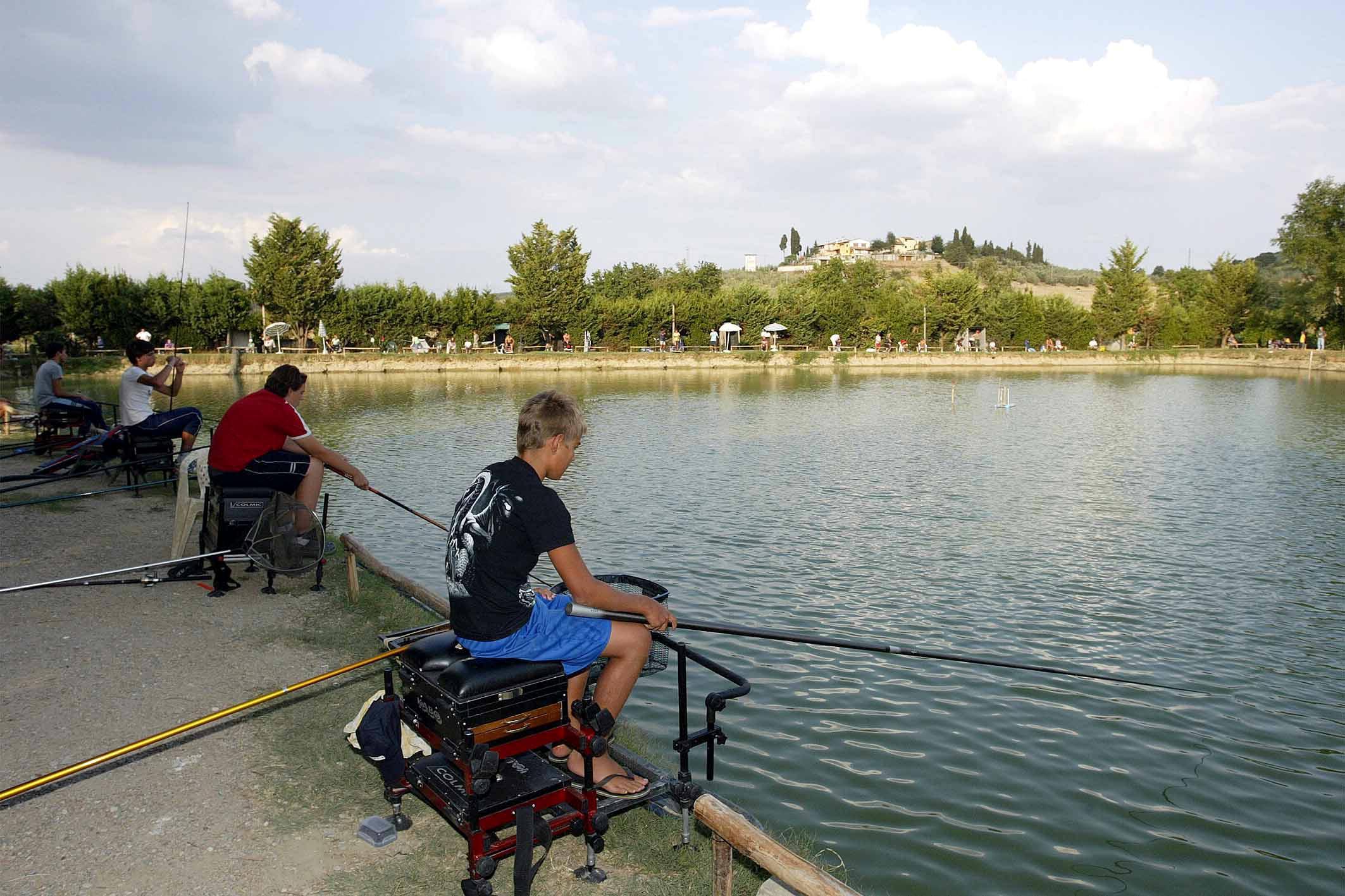 Pescasportivi in attività