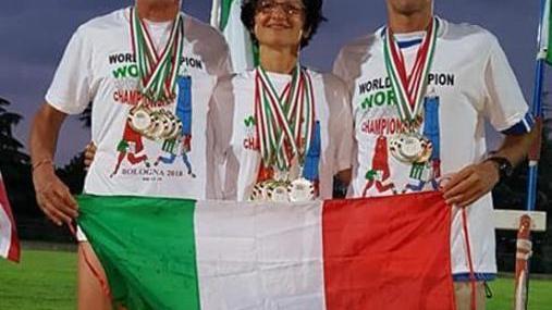 Per il team Corriferrara record di medaglie ai campionati mondiali
