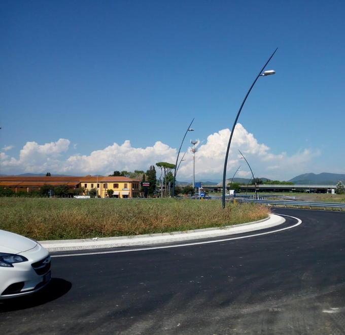 Migliarino, almeno una rotonda è pronta 