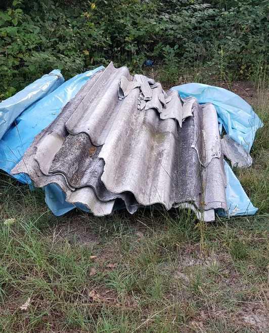 Discarica di eternit nel cuore delle Cerbaie