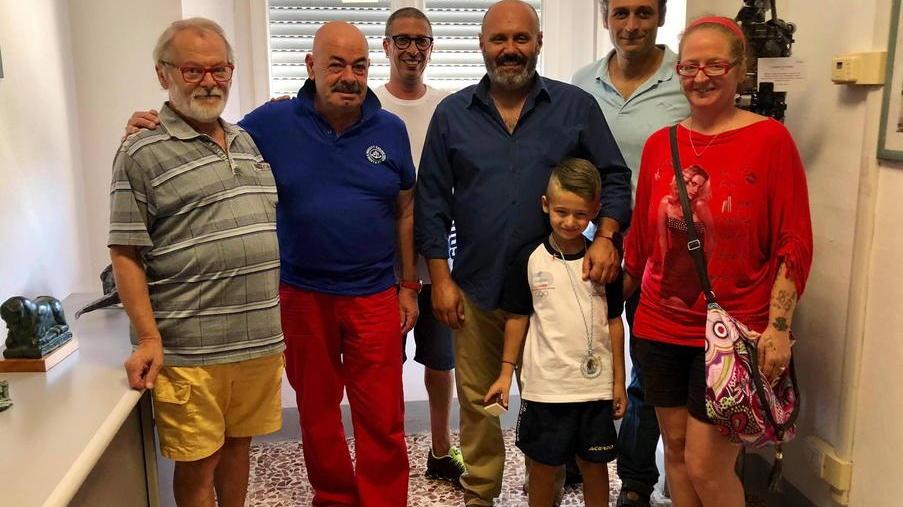 Ricevuto in Comune Mirco Prestigiacomo campioncino delle 2 ruote
