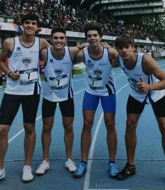Luca Vigorito di bronzo nella 4x100
