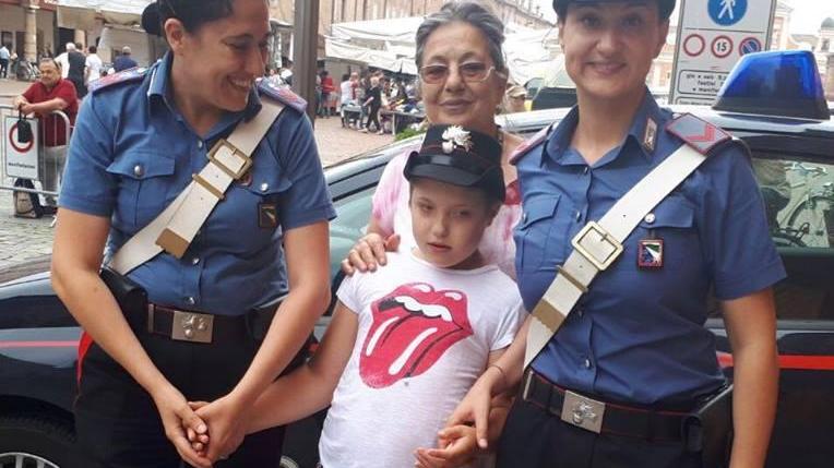Carpi, Francesca: "Da grande voglio fare il carabiniere"