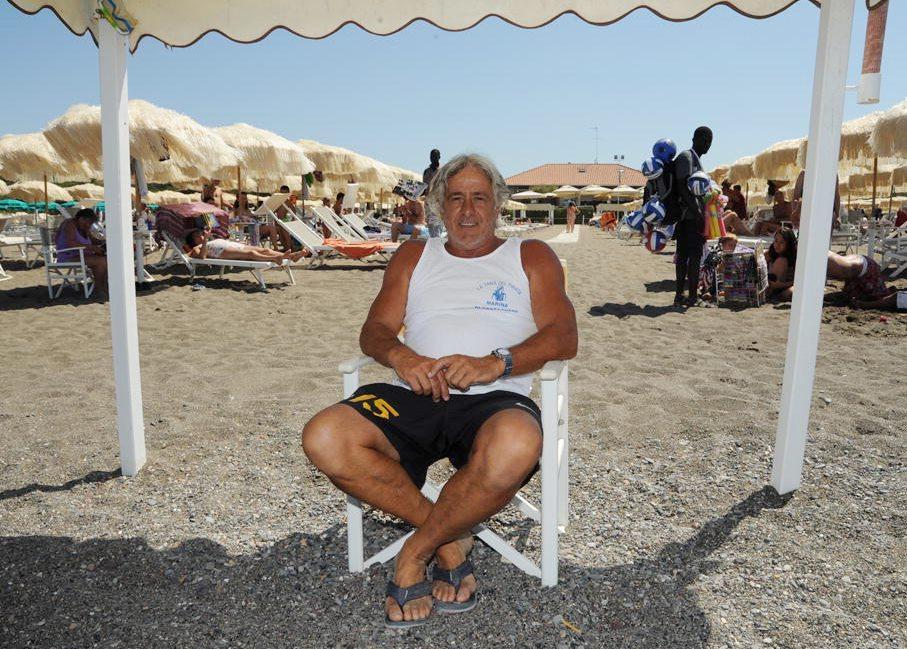 Bruno Bani, storico bagnino della Tana del Pirata