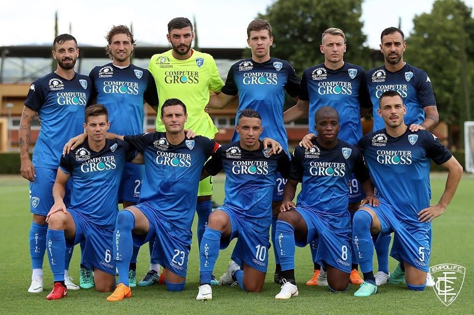 La formazione iniziale degli azzurri (foto Empoli Fc)
