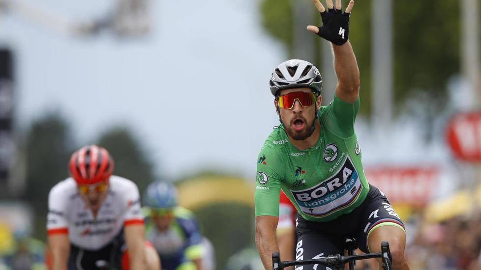Volata Sagan: è il terzo sigillo