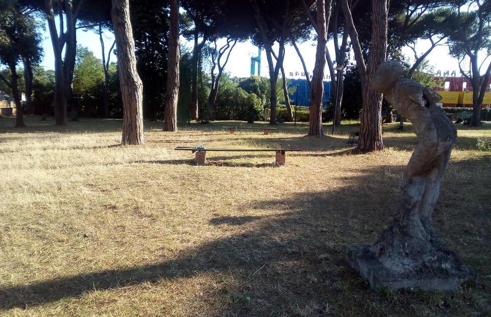 Quanto degrado al parco del Ricordo 