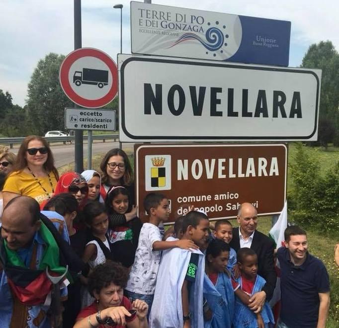 Novellara amica del Saharawi Un cartello lo dice alla città 