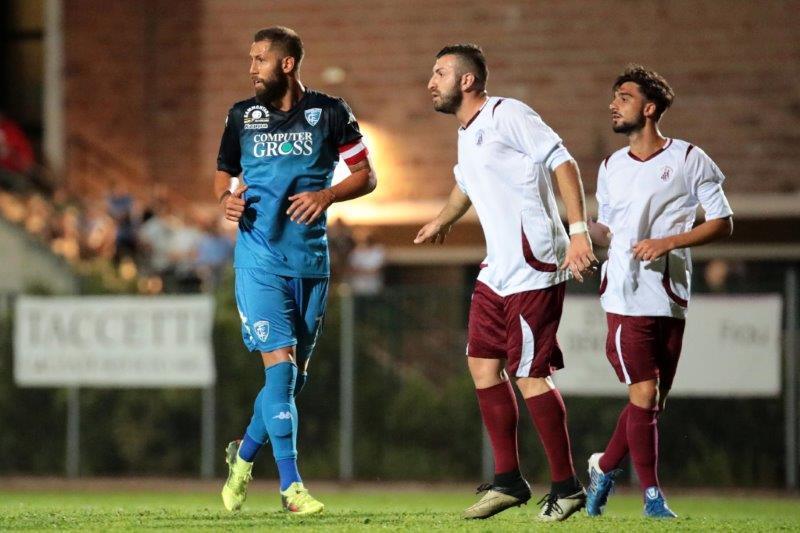 Mchedlidze durante il test col Montelupo (foto agenzia Carlo Sestini)