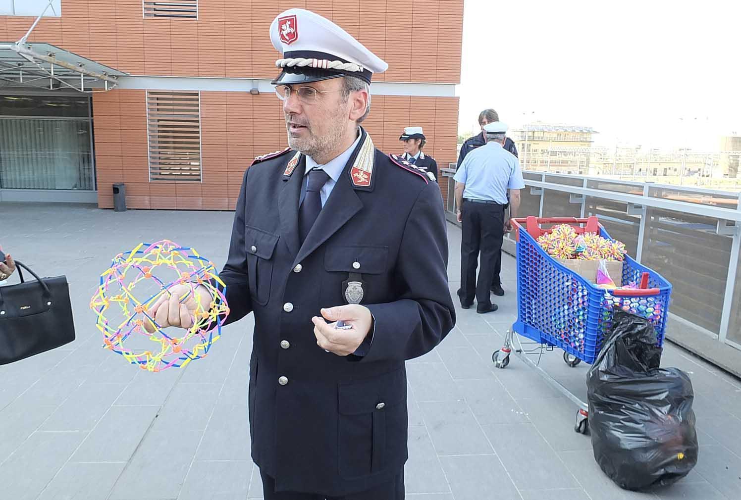 Il comandante della polizia municipale Michele Stefanelli