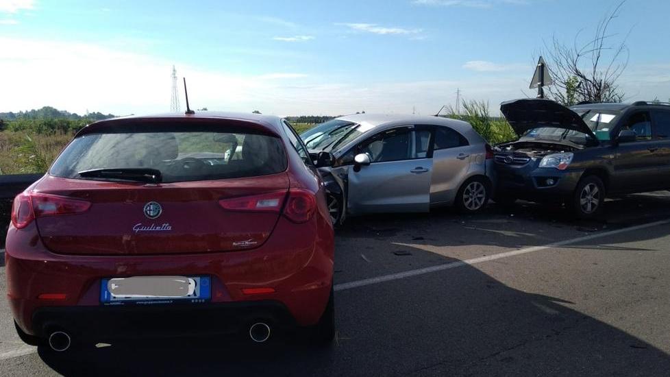 Incidente frontale sulla Carpi Correggio tre feriti all’ospedale