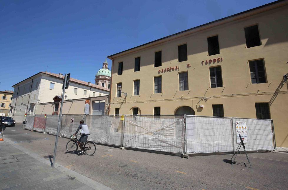 Sette giorni di cantiere in via Emilia San Pietro