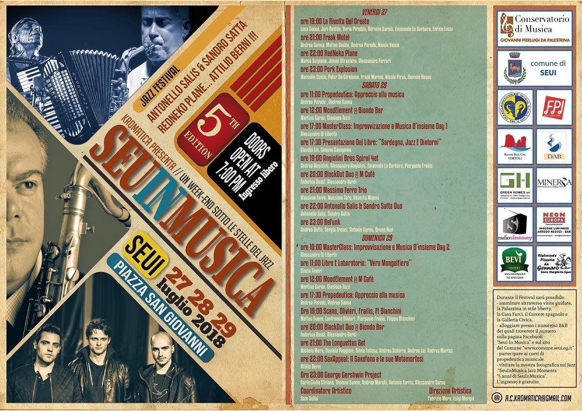 La locandina di Seui in musica