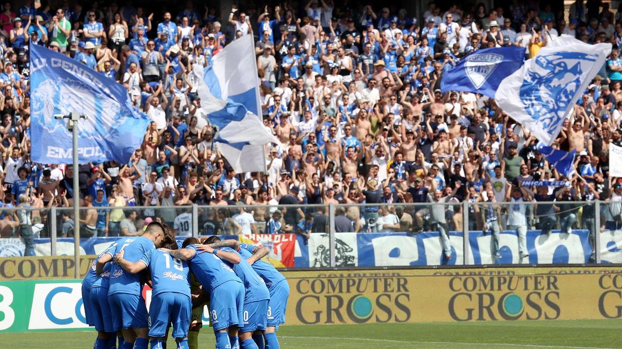 L'Empoli giocherà la prima al Castellani