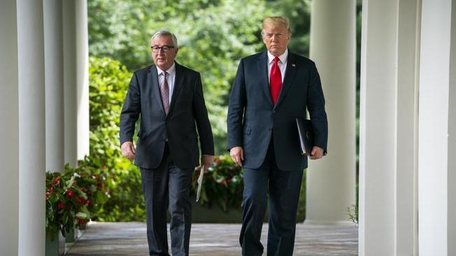 Tregua su dazi fra Trump e Juncker