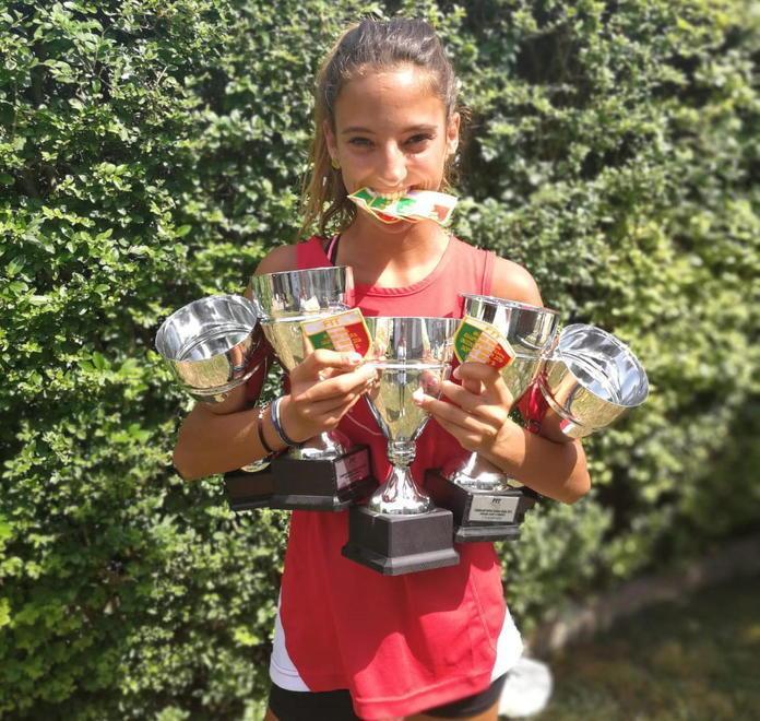 Irene ai Mondiali di Mosca per il beach tennis In azzurro a soli 14 anni 