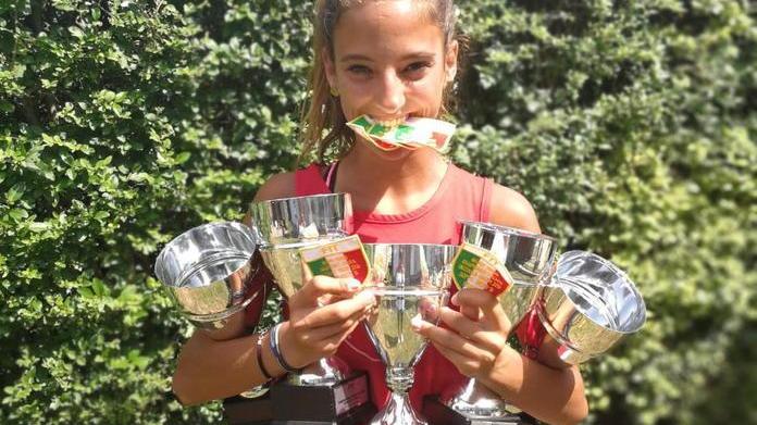 Irene ai Mondiali di Mosca per il beach tennis In azzurro a soli 14 anni