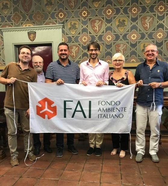 Da sinistra Giovanni Tombari, Pietro Pettini, Luca Agresti, Emiliano Rabazzi, Olga Ciaramella e Fernando Santoni