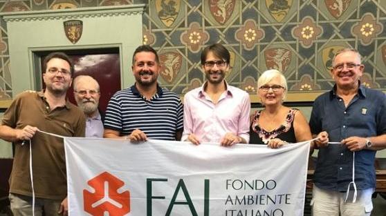 Da sinistra Giovanni Tombari, Pietro Pettini, Luca Agresti, Emiliano Rabazzi, Olga Ciaramella e Fernando Santoni