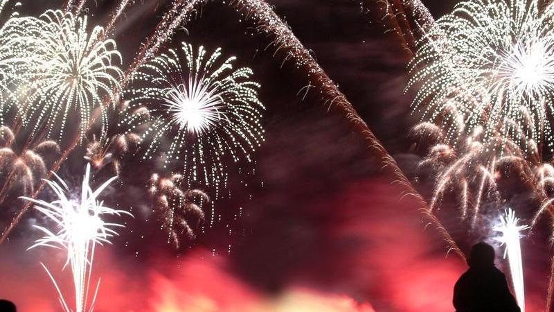 I fuochi d’artificio aprono la Fiera di Campogalliano