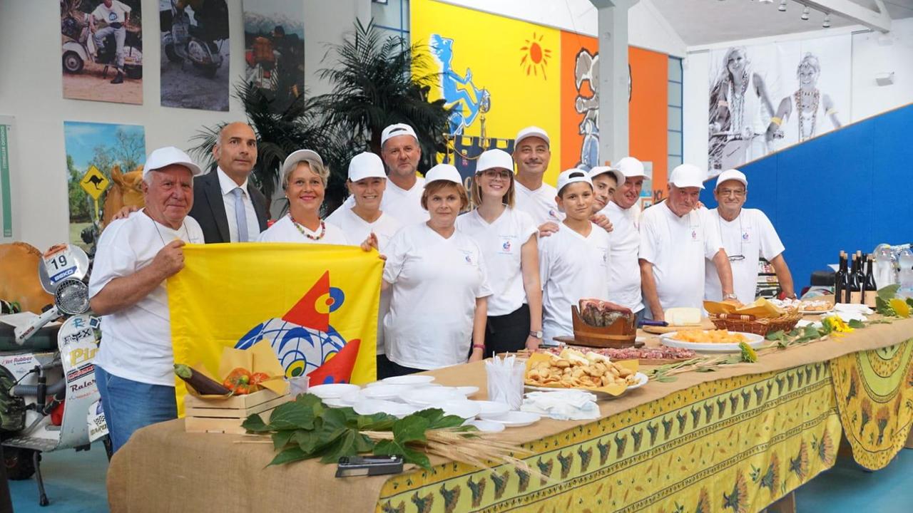 La presentazione della Festa del bigné al Museo Piaggio