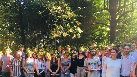 Corone di alloro per gli studenti dello Zaccagna e del Galilei