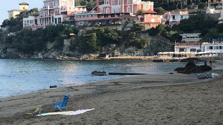 La baia del Quercetano come appare ora