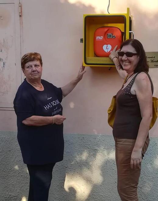Donato al Circolo Arci un defibrillatore in ricordo di Martelli