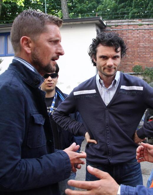 Paolo Toccafondi, presidente dell'Ac Prato e Matteo Biffoni, sindaco (Foto Batavia)