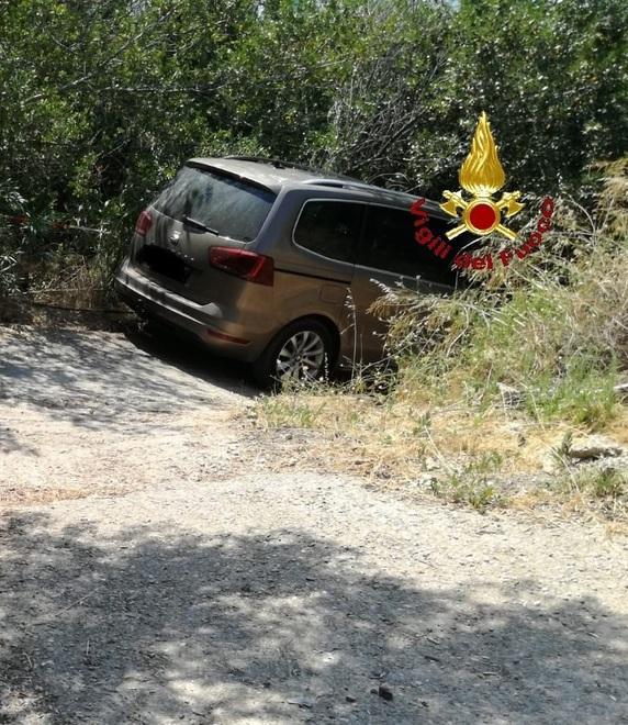 Nella scarpata dopo una manovra Paura all’Argentario 