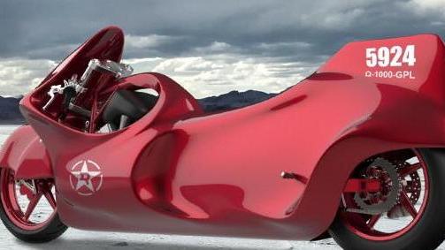 Vai “Ciliegia”, batti il record di velocità La supermoto è partita per il Lago Salato