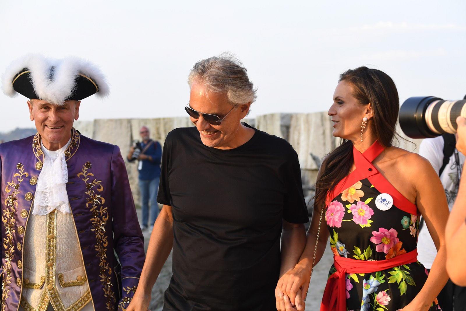 Andrea Bocelli con la moglie Veronica