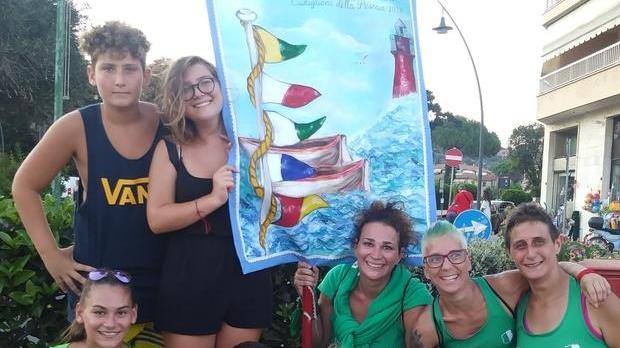Dominio sin dall’inizio Il Palio rosa 2018 sventola sulla Piazza