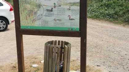 Rifiuti al Parco fluviale