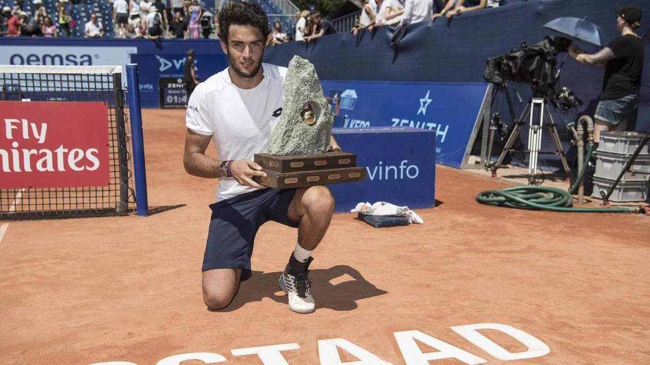 Berrettini da favola a Gstaad primo titolo Atp e bis nel doppio