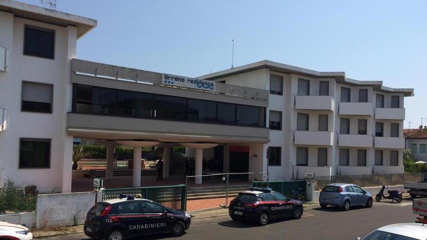 L'esterno del residence Tirreno