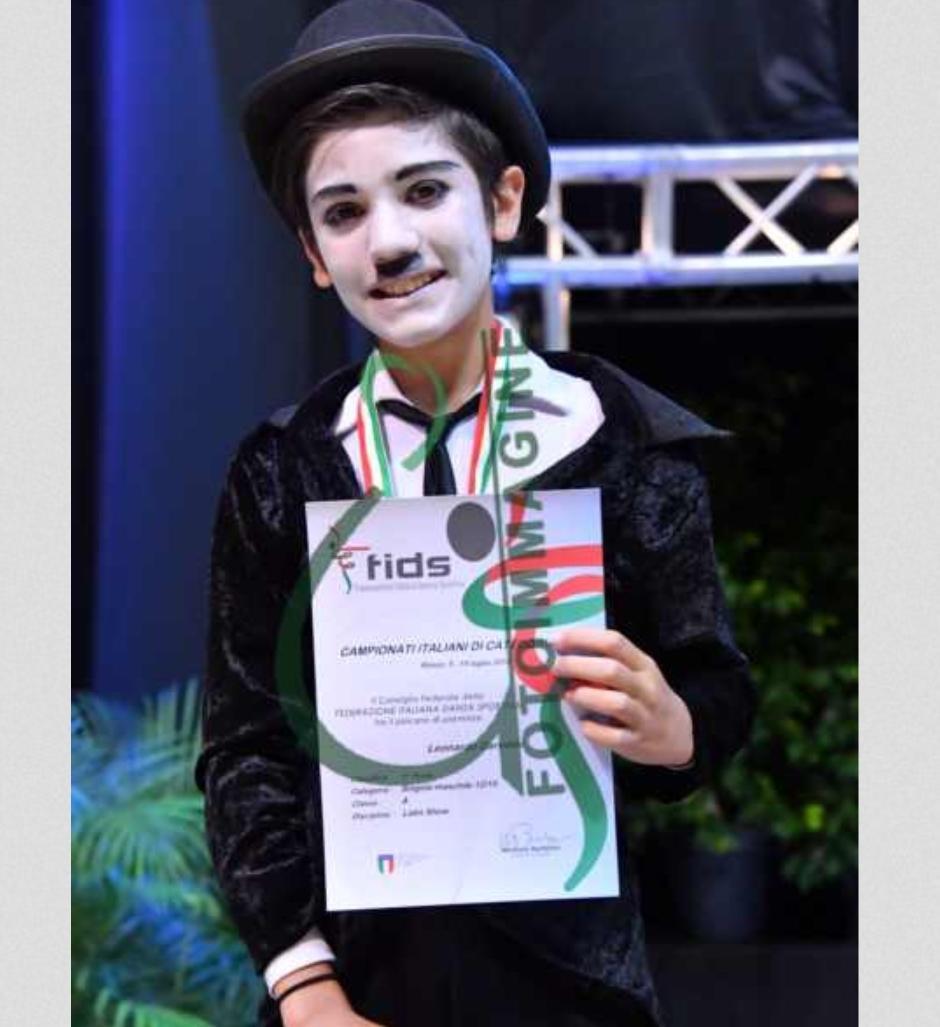 Il ballerino Leonardo Careddu campione italiano di latin show