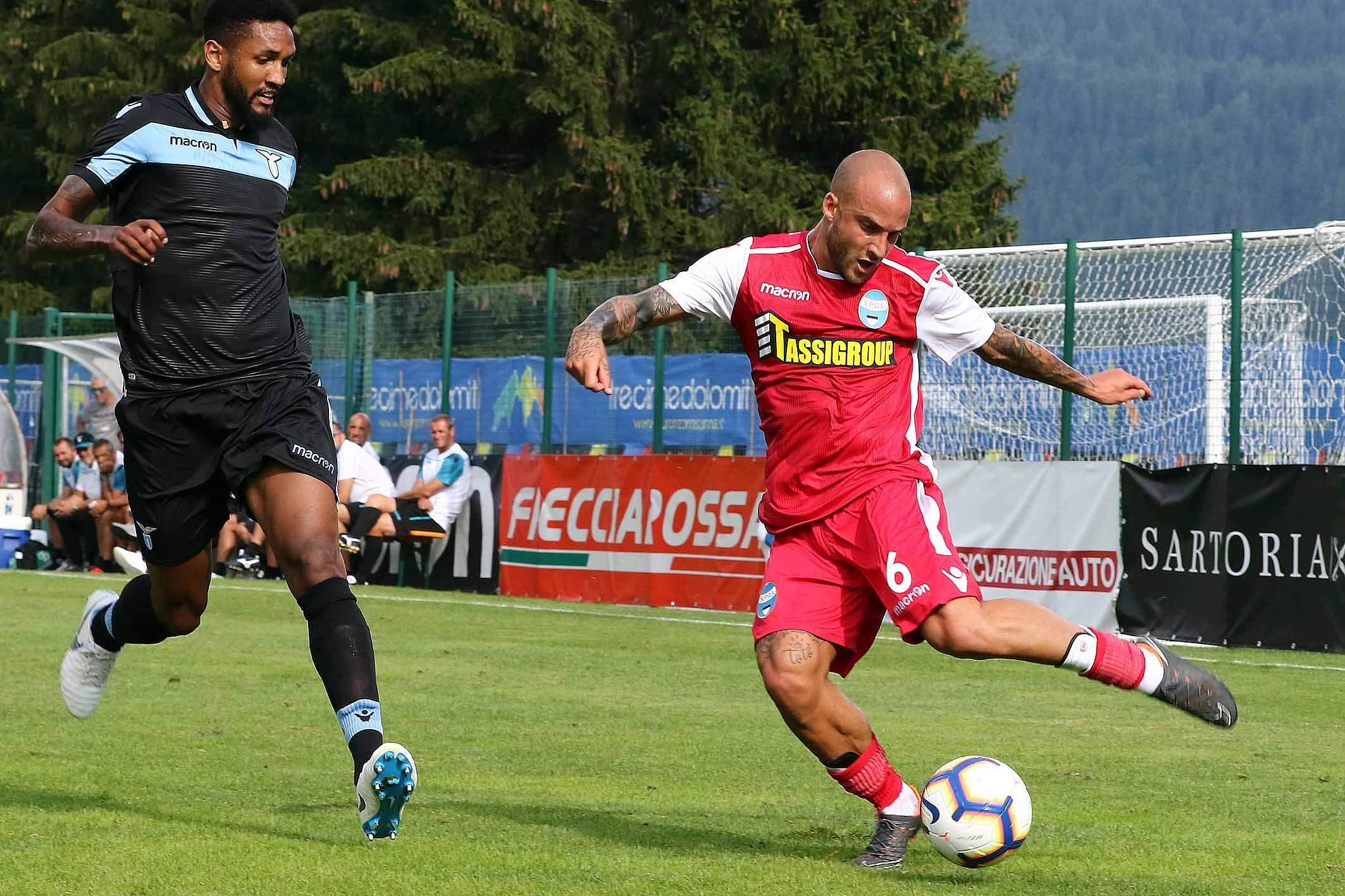 Un momento di Spal-Lazio ad Auronzo