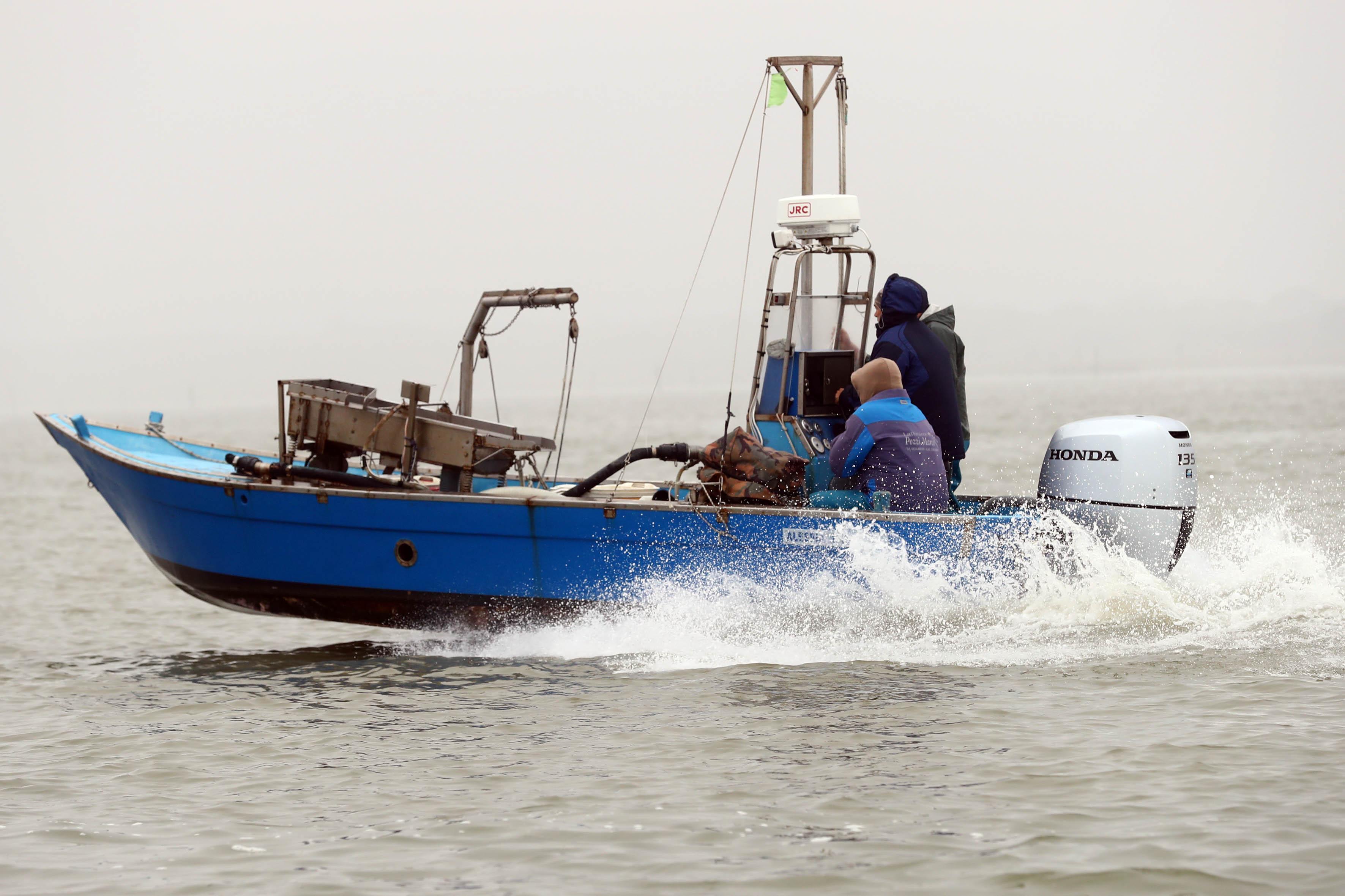 A pesca nella Sacca di Goro