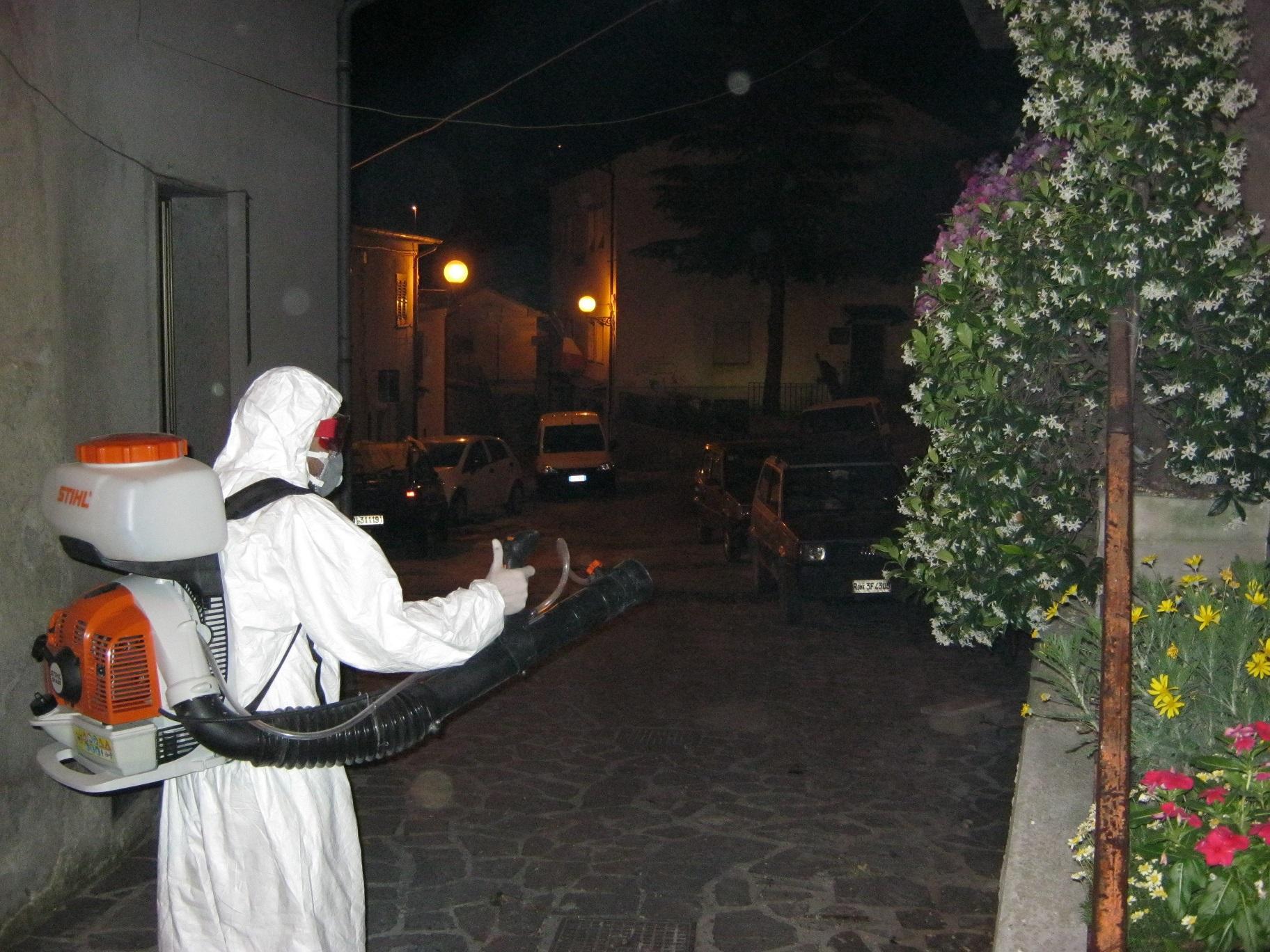 Disinfestazione a Cavezzo e Mirandola