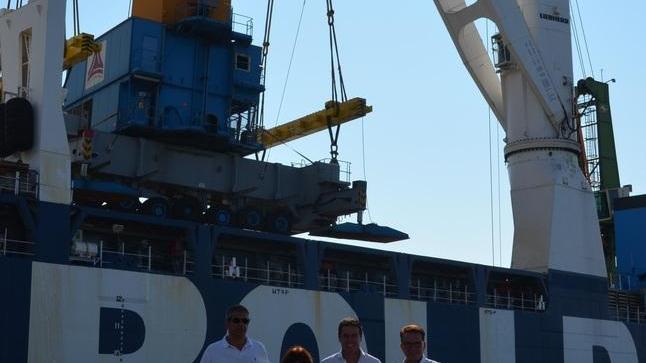 Parte terminal MDC e in porto arrivano le gru di Perioli