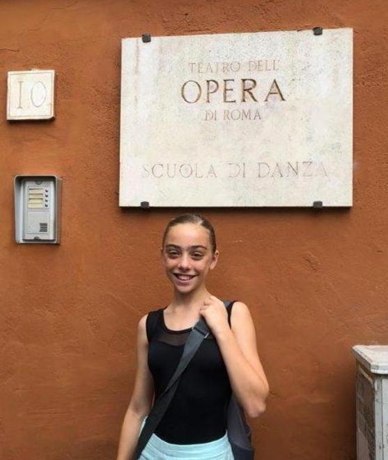 Giada, 11 anni, ammessa alla Scuola dell’Opera