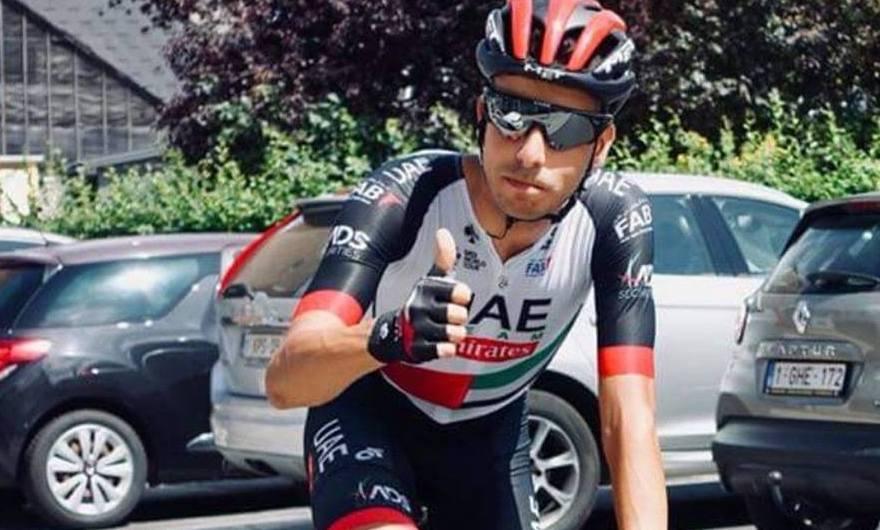 Giro di Vallonia, Fabio Aru all’arrivo con i primi