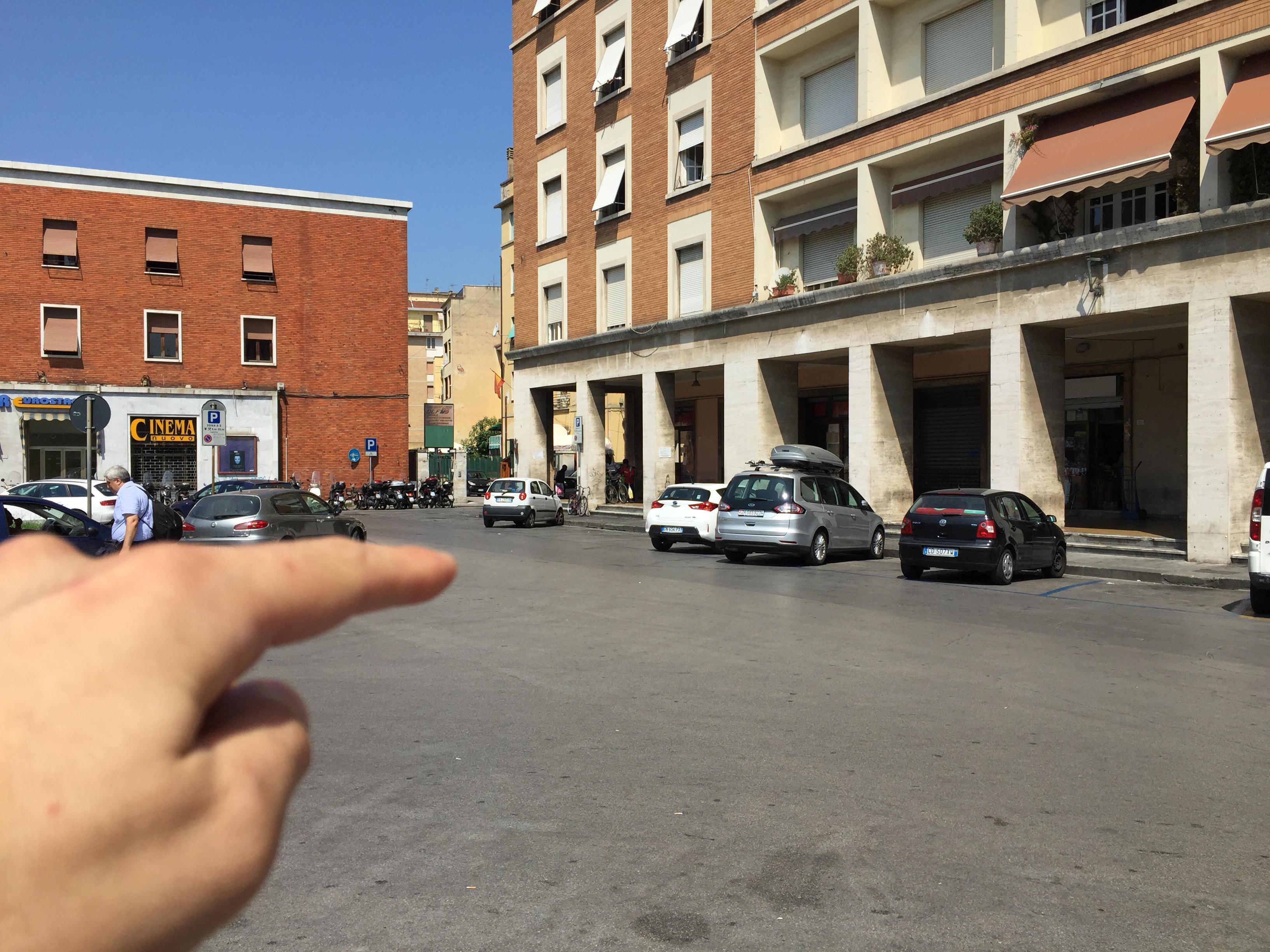 Il luogo dove è si è scatenata la lite