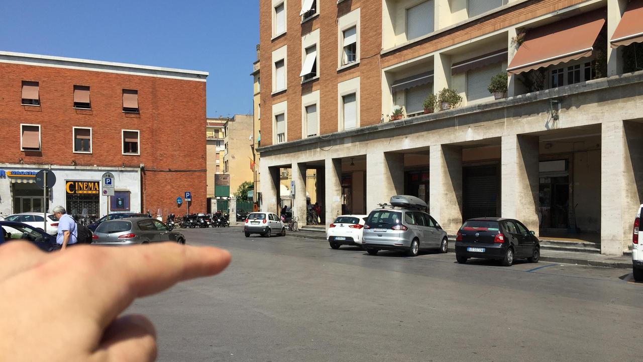 Il luogo dove è si è scatenata la lite