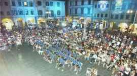 Tanto folla per lo show in piazza del nuovo Empoli