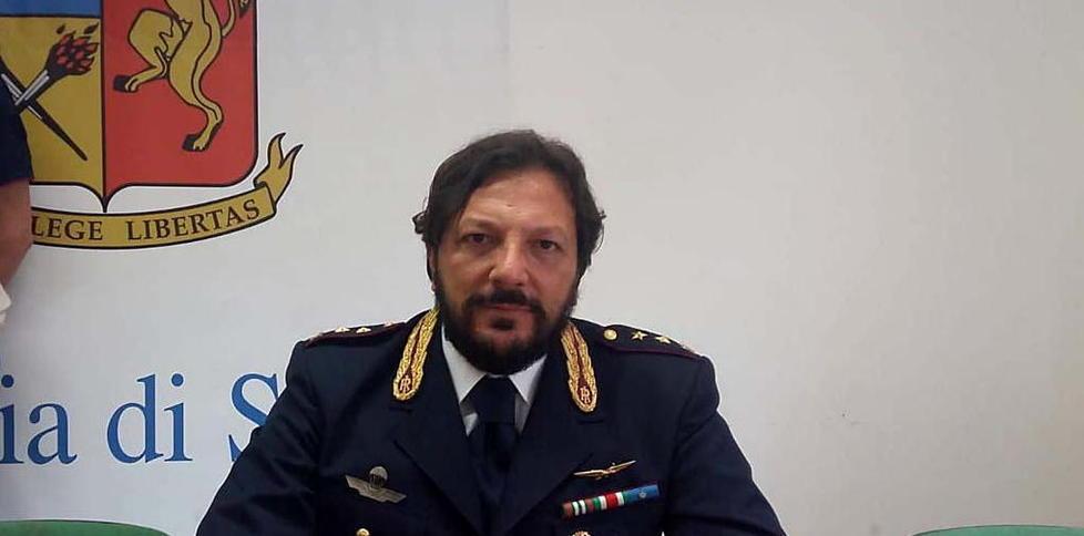 Il capo della squadra mobile Corcione